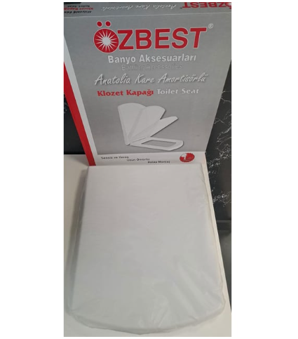 ÖZBEST KARE AMORTİSÖRLÜ KLOZET KAPAK